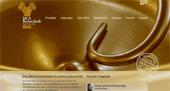 Desktop Screenshot of mcs-backtechnik.de